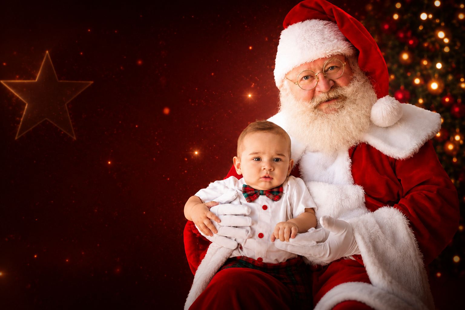 Papai Noel profissional em Shopping Center Iguatemi Bosque